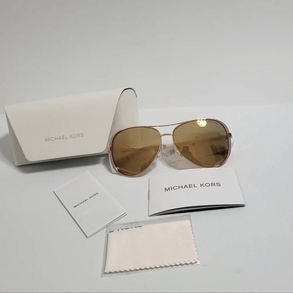 Michael Kors Rose Gold Womens Sunglasses